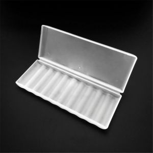 COUPLECOL Durable AA Batteries for 10Pcs AA Plastic Holder Cover Storage Boxes Container