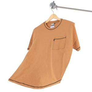 Otsky Kaos Pria Pocket Motif Rantai Cotton Combed 24s Pendek