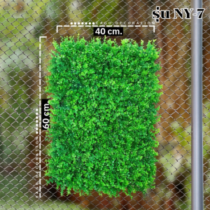หญ้าเทียม ติดผนังหญ้าเทียม 40X60cm หญ้าเทียมปูพื้น หญ้าปลอม หญ้าปูสนาม สำหรับตกแต่งสวน ตกแต่งบ้าน ตีนเป็ด มิลาน ดอกไม้ สวนแนวตั้ง ลดราคา ถูกสุด