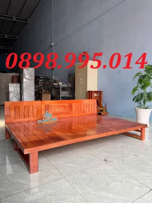 Giường gỗ gấp tự nhiên - sofa bật thành giường kích thước 1m2 1m4 1m6 1m8 giao hàng nhanh hcm