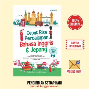 Buku Cepat Bisa Percakapan Bahasa Inggris & Jepang Autodidak Tanpa Guru