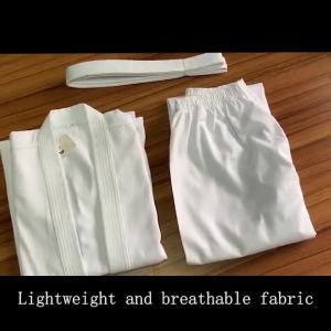 White Karate Gi For Kids Lightweight Comfortable Karate Uniform Martial Arts Training Wear