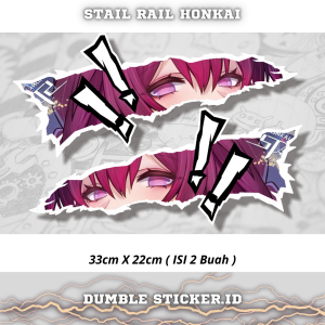 Sticker Stripping All Type Motor Print Cutting Stiker Mata Anime Stail Rail Honkai