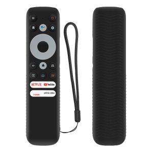 TCL Remote Control Case Shockproof Silicone Remote Control Cover for TCL RC902V FMR1 Voice Remote Controller