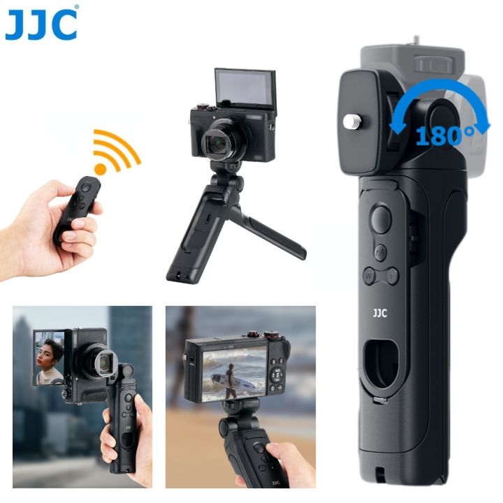JJC TP-C1 vlog chụp grip mini máy ảnh tripod với bluetooth điều