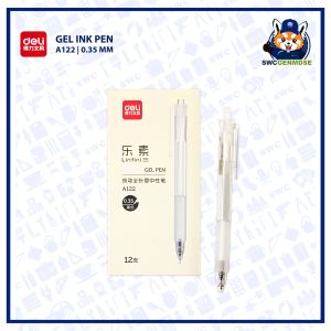 DELI Retractable Gel Ink Pen 0.35mm Tip | Linfini | A122