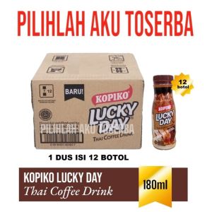 KOPIKO LUCKY DAY Thai Coffee Drink 180 ml - ( 1 DUS isi 12 )