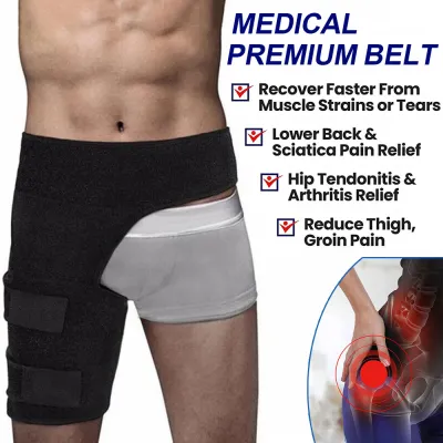 Medical Premium Belt sciatica pain relief belt original dainely belt for sciatic ortho wrap hip brace waist supporter for back pain hip pain relief thigh muscle pain groin muscle pain hamstring strains or tears hip flexor soreness speed post op recovery
