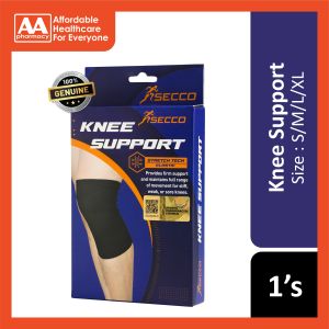 Secco Knee Support [Black] (Size XL)