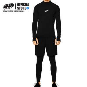 JUMBO 3 IN 1 Baju MANSET LEGGING LEJING BASELAYER DAN CELANA PENDEK DRYFIT MILANO HITAM POLOS UKURAN SIZE JUMBO MURAH SETELAN PAKAIAN KOSTUM TIM OLAHRAGA FUTSAL GYM RUNNING SEPAK BOLA SWIMMING RENANG GOWES SEPEDA PAKAIAN OLAHRAGA SPORTY TRACKSUIT PRIA