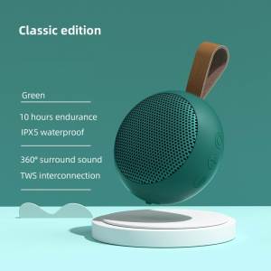 Speakers Bluetooth Wireless Portable Speaker IPX7 Waterproof with 24H Playtime 360° Surround Sound Stereo Bass Mini Shower Outdoor Haut Parleur Bluetooth Speaker with Microphone USB AUX