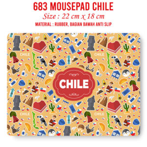 Chili Dompet Landmark Souvenir Suvenir Oleh Oleh Chile Mini Wallet Negara Dompet Panjang Pouch Mouse Pad