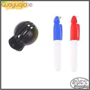 【Guoyuqiche】 1set Golf Marker Hand Tools With Pens Golfing Marker Tool Alignment Kit With Marker Pen Golfs Balls Drawing Line Tool