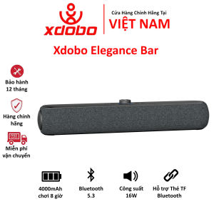 Loa bluetooth 5.3 Xdobo Elegance Bar 16W Hỗ trợ thẻ nhớ TF âm thanh Hifi - Bảo hành chính hãng 12 tháng