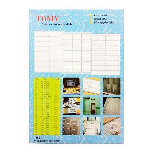 Giấy decal Tomy A4 nhãn dán