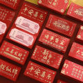 Chinese Red Envelopes Packet 6 Card Slot Folding Money Envelopes Blessing Hong Bao With Hot Stamping Tassels Design Red Card Money Packets For Wedding Birthday Friend Lover Gift -livinghealthy. 