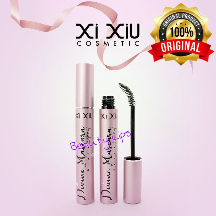 Xi XiU DIVINE MASCARA BLACK WATERPROOF Maskara Anti Air dan Tahan Lama Tidak Luntur
