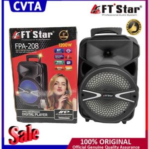 FTStar FPA-208 Portable Bluetooth 8 w/ Wire Microphone