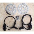 DISC BRAKE SET LIGON HYDRAULIC WITH ROTORS 6 BOLT. 