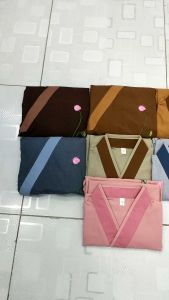 Đồ bộ nữ thêu sen chất vải kate size 40-70kg