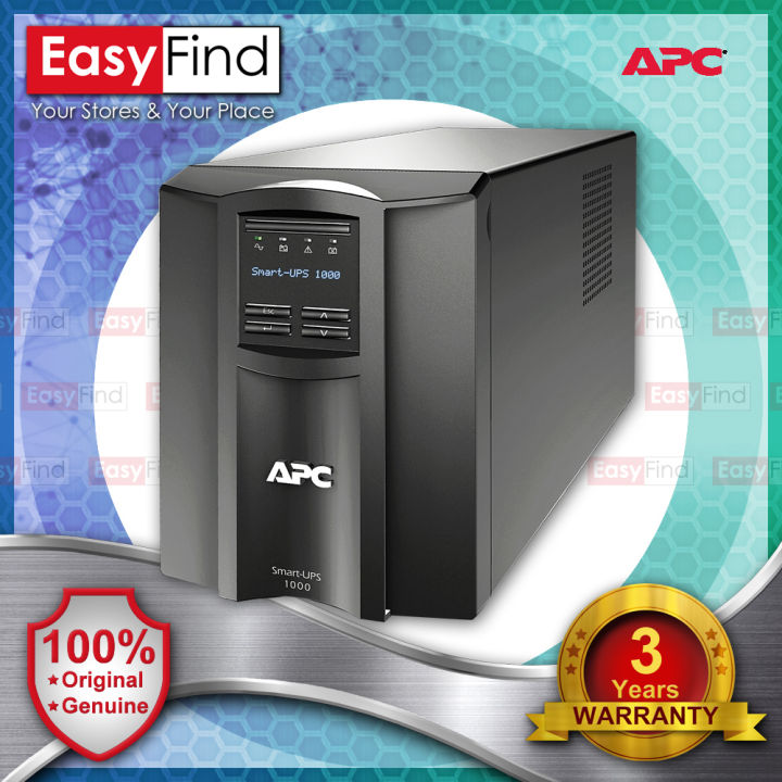 Apc Smt1000ic Smart Ups 1000va Lcd 230v With Smartconnect Lazada