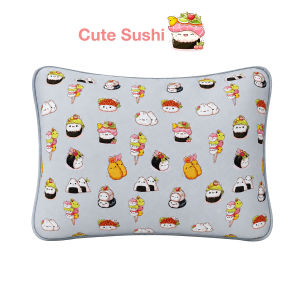 FLOCK THREE Toddler Pillow for Sleeping (33 x 46 cm) – Soft Bamboo Kids Pillow with Pillowcase Cooling & Breathable Machine Washable Cute Travel Neck Pillow & Nap Pillow for Toddlers 20+ Months