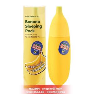 [HCM]Mặt nạ ngủ Tonymoly Magic Food Banana Sleeping Pack - se khít lỗ chân lông  - HX2164