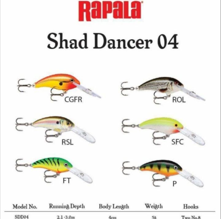 Rapala Shad Dancer 04 SDD-4