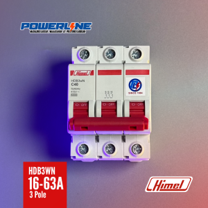 Himel HDB3W 16A - 63A 3pole Miniature Circuit Breaker