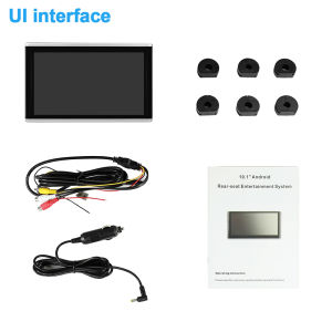 HRX1005A Headrest Monitor Tablet For Car Rear Seat Player Android 9.0 10.1 inch IPS Touch Screen Video Music FM Bluetooth AirPlay HDMI