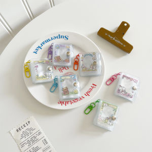 2-inch Mini Photo Album Photo Storage Book Keychain Pendant Card Book 爱豆大头贴卡册