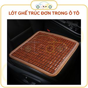 Tấm lót ghế trúc 42x42cm cho ô tô và ghế văn phòng thoáng mát dễ vệ sinh