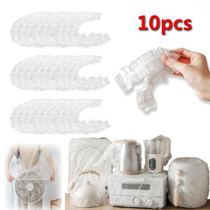 10pcs Disposable Dust Cover Multi-Purpose Thickened Furniture Dust-proof Cover Fan Microwave Oven Elastic Cover