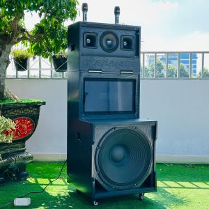 Loa Màng Hình kèm loa kéo 20in MTMAX BK79 PRO - Loa Karaoke Mới  Loa 3 Đường Tiếng Công Suất Lớn 1000W Bass Siêu Trầm 45CM Đi Kèm 2 Micro Không Dây Bảo Hành 12 Tháng