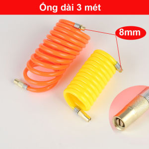 Ống bơm nối dài 3 mét chịu áp suất cao ống hơi nối dài ống nén khí dây bơm dài 3 mét được làm bằng cao su cao cấp không gập