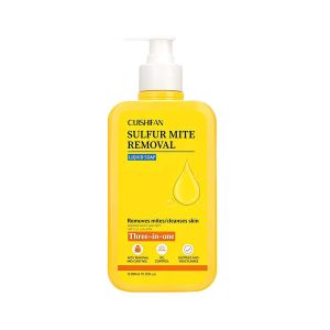 Body Wash Psoriasis Eczema Anti acne Mite Remove Moisturizing SulfurMite Removal Shower Gel