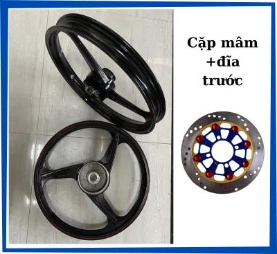Mâm 3 đao dành cho xe Blade WS110 RSX Future 125 Fuled thắng đĩa