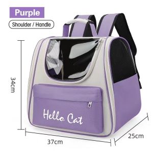 Pet Bagpack Carrier Bag Backpack BreathableMesh Window Cat Dog Puppy (within 7.5KG) OutdoorCarrying for Travel Hiking Small Pet Outdoor Use