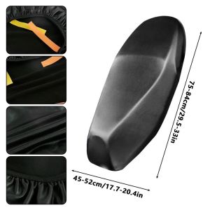 【FUCO】Ghế Xe Máy Đệm Da PU Đệm Chống Nắng Chống Thấm Nước Co Giãn Ghế Xe Máy Phụ Kiện Bảo Vệ Dekk