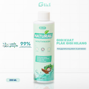Glivi Natural Mouthwash Penyegar Nafas Anti Bau Mulut Dan Sariawan 200ml