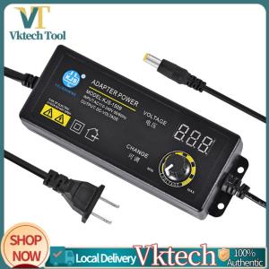 [Vktech]3-12V 8A Power Supply Adapter Universal Variable Switching Power Adapter with LED Light for LED Strip Light