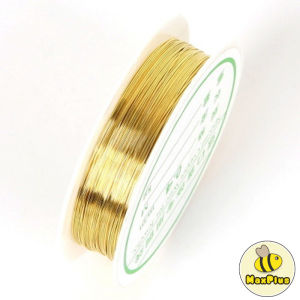 MaxPlus Copper wire for DIY Bracelet Necklace Gold Silver 0.2-1mm Colorfast Beading Wire for Jewelry