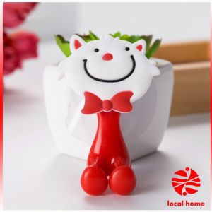 ที่แขวนแปรงสีฟัน สัตว์ตัวการ์ตูน ยึดผนังด้วยตัวดูด  ขอขึ้น ผนังดูด Toothbrush holder with suction cup
