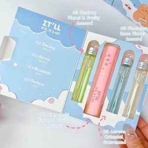 ITLL 40ml Portable Eau de Parfum Gift Set with Refillable Atomizer & 3 Refills(2/3/4/5)