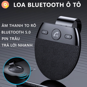 Loa BLuetooth Ô Tô SP11 Hỗ Trợ Nghe Chỉ Đường Maps Micro Đàm Thoại To Rõ Pin Khoẻ Kết Nối Ổn Định