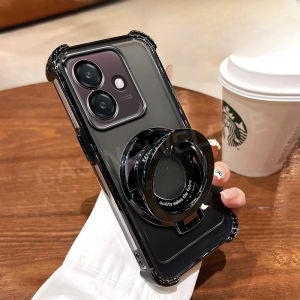 Phone Case For Oppo A3 A3X A5 A5X A5 A3 Pro A6C A6 A5i A6i 5G 4G 2026 CD Bracket Phone Casing Silicone Four Corner Shockproof Phone Casing Back Cover