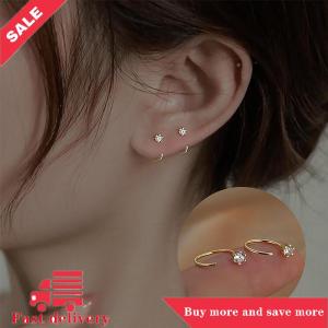 [COD] 1 Cặp Pha Lê Stud Bông Tai Cho Phụ Nữ Hàn Quốc Đồ Trang Sức Thời Trang Bên Cô Gái Bông Tai Thanh Lịch Phụ Kiện