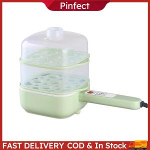 Electric Egg Cooker Holds Up To 12 Eggs Egg Steamer Double Layer Multifunctional Egg Poacher Auto Shutoff for Dumplings