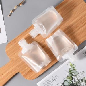 Travel Size Refillable Empty Squeeze Pouch Stand Up Pouch for Toiletry Lotion Shampoo Shower Gel Squeezable Bags Leakproof Cosmetic Containers
