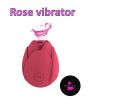 Rose Vibrator (10 modes, sucking, waterproof, pocket sized). 